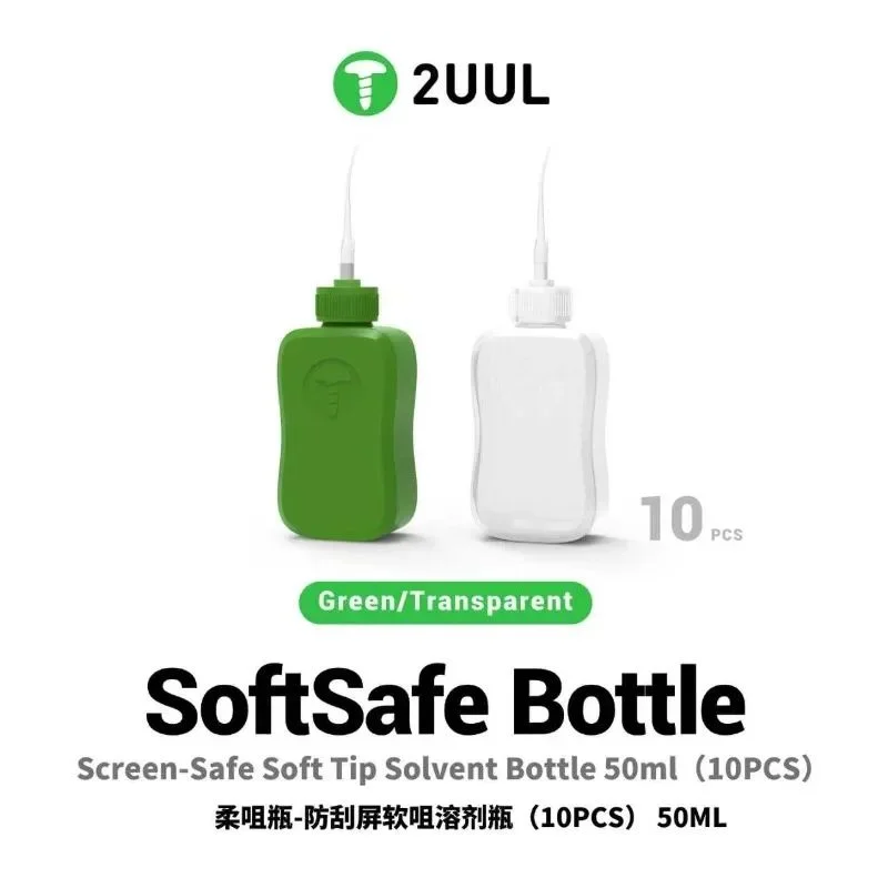5PCS 50ml 2UUL CL51/CL52 Solvent Bottle for Mobile Phone Repair Cleaning Alcohol Glue Removal Tool