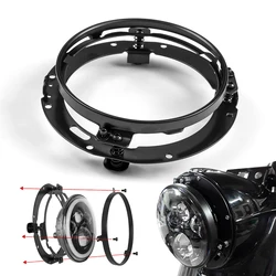 1/2PCS Mounting Bracket for 7inch LED Headlight Round Ring Headlight mount Lamp Holder Brackets For Jeep Wrangler JK TJ Harley
