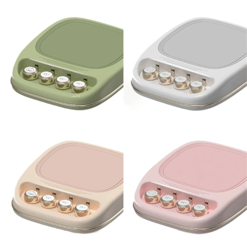 Máy sưởi cà phê để bàn với 3 bộ điều khiển nhiệt độ Thiết bị sưởi ấm không thấm nước