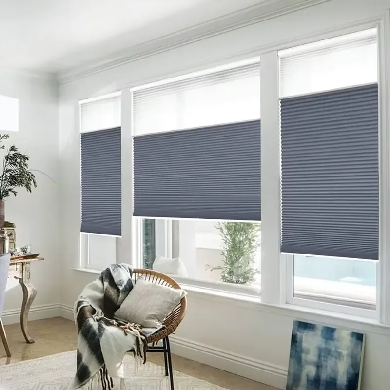 Electric Cellular Blackout Shades Honeycomb Blinds Day Night Window Blinds Privacy Light Control Horizontal Window Shade