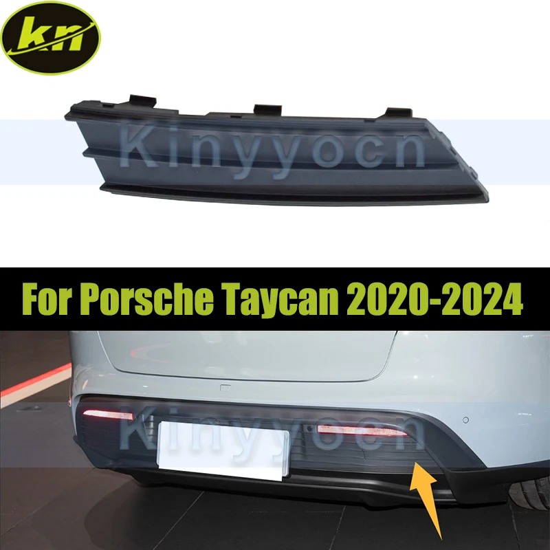 

Rear Bumper Right Side Towing Hook Cover For Porsche Taycan 2020-2024 Bumper Tow Eye Trim Cap Cover