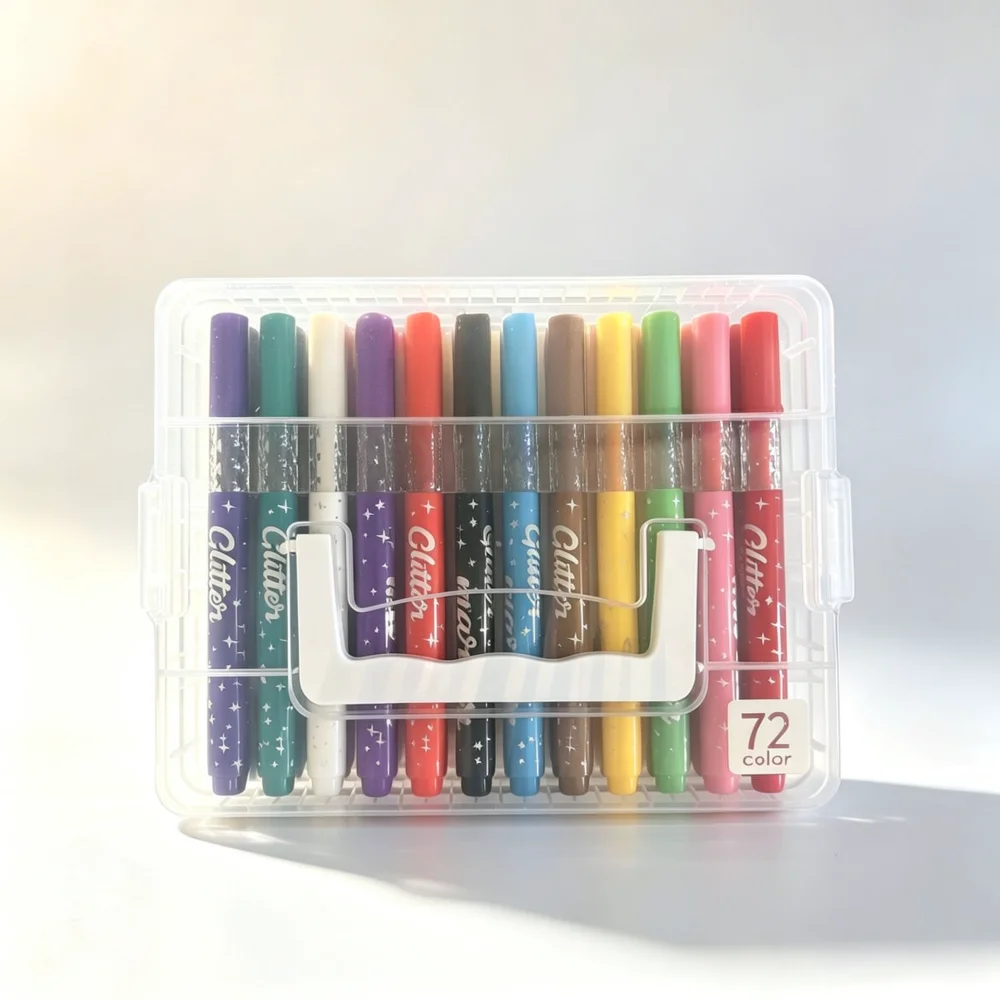 Dual Tip Metallic Coloring Markers For School Students Journaling Sketching Drawing Office Stationery Decorative