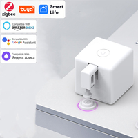 Tuya Zigbee Smart Fingerbot Plus Switch Button Pusher Touch Arms Fingerbot Smart Life Control Work with Alexa Google Home Alice