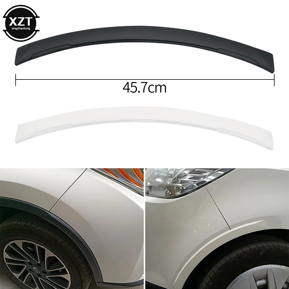 2Pcs Car Fender Wheel Eyebrow Auto Mudguard Lip Body Kit Protector Cover Mud Guard Universal Car Styling