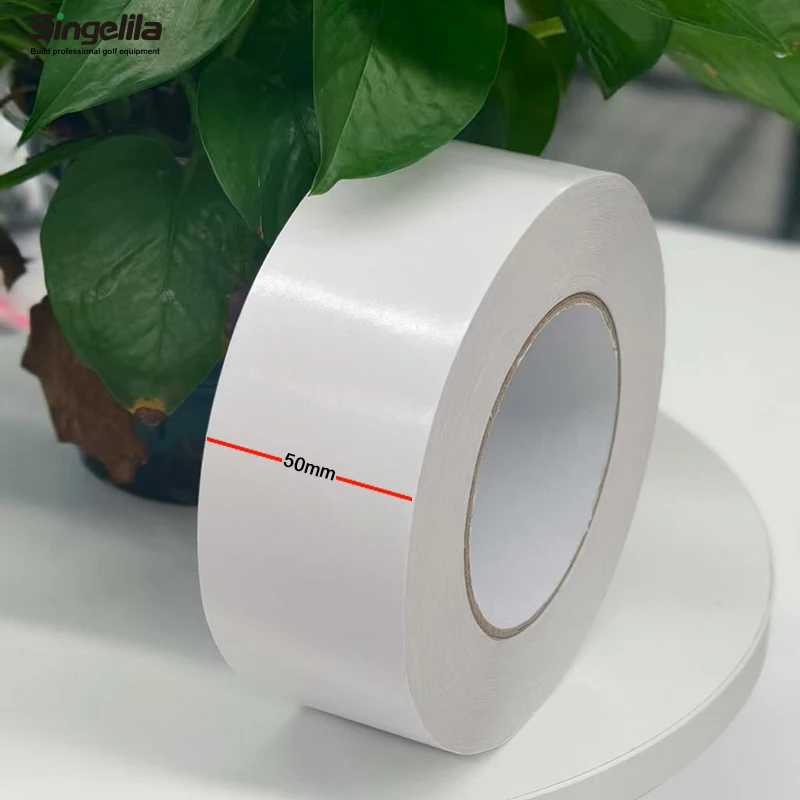 2025 New High-End Golf Grip Tape, Double-Sided Adhesive Tape, 3 Cm 5 Cm White PVC Material Golf Accessories and Equipment