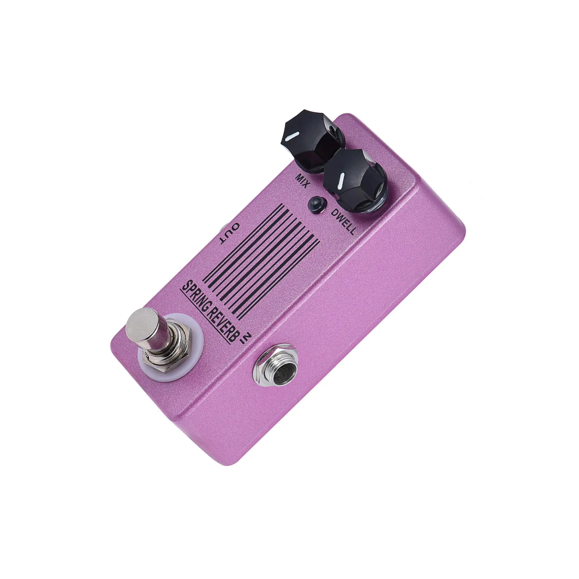 

True Bypass Запчасти для гитары Аксессуары Пружинная реверберация Мини-педаль для электрогитары с низким уровнем шума Компактная педаль эффектов