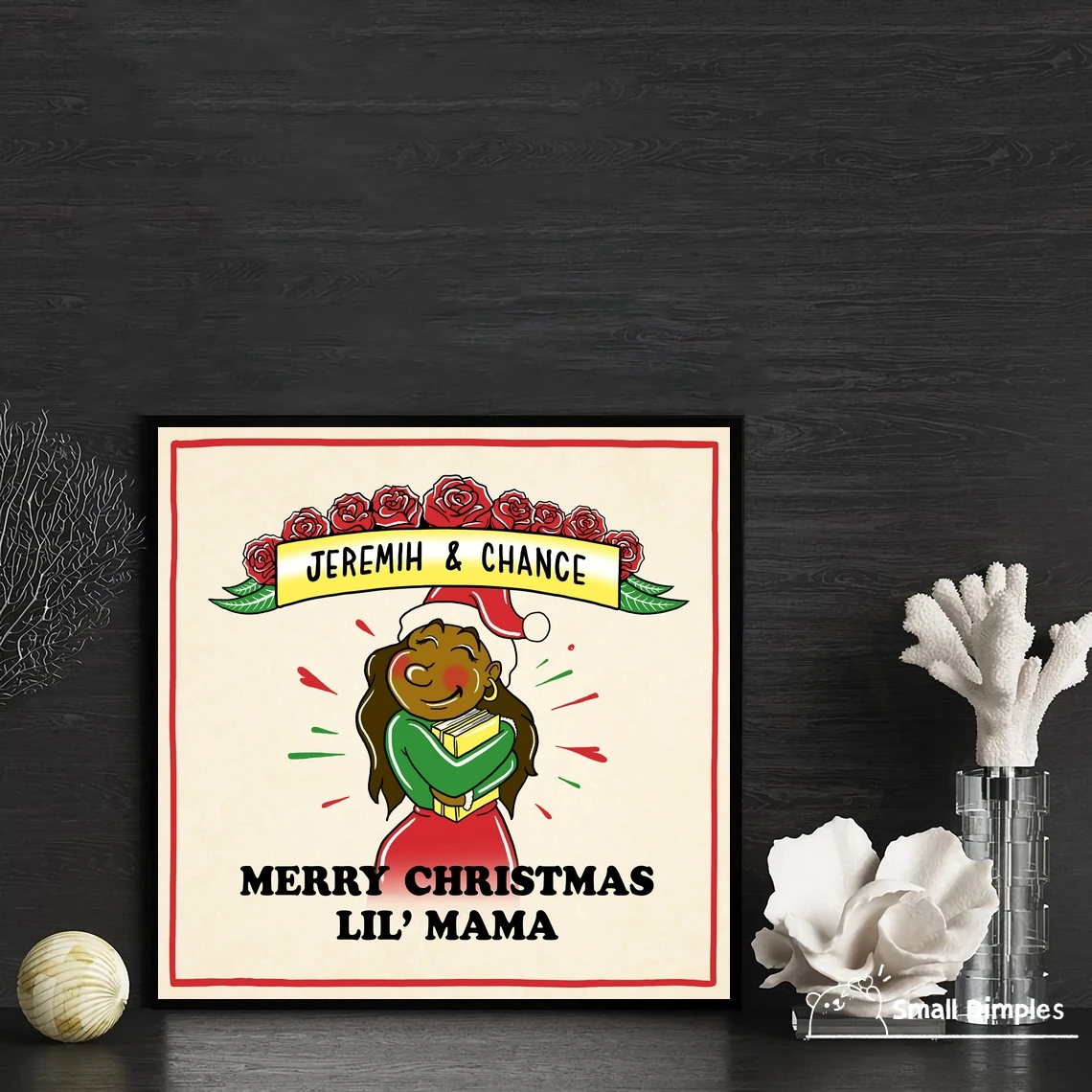 Jeremih Chance The Rapper Merry Christmas Lil' Mama Music Album Poster Canvas Art Print Home Decoration(No Frame)