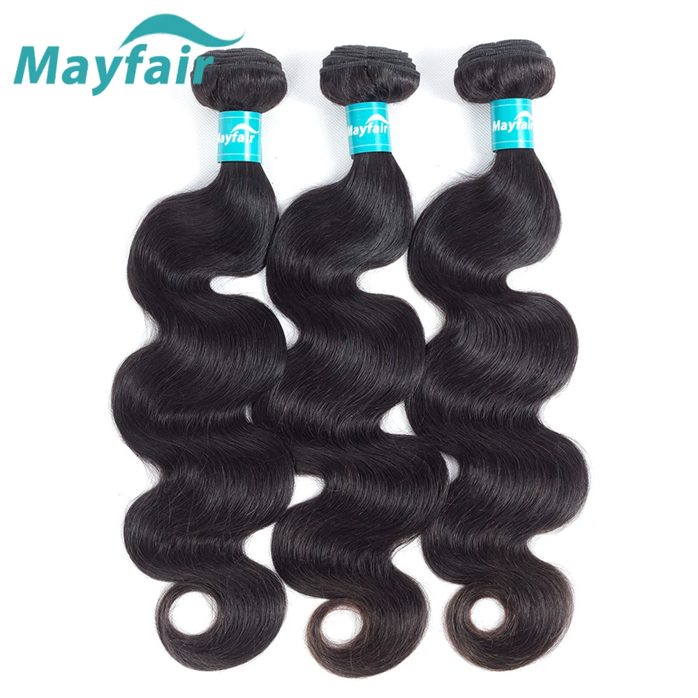 Body Wave Bundles With Closure Brazilian Hair Weave 3/4 Bundles With Closure Natural Human Hair Bundles With Closure