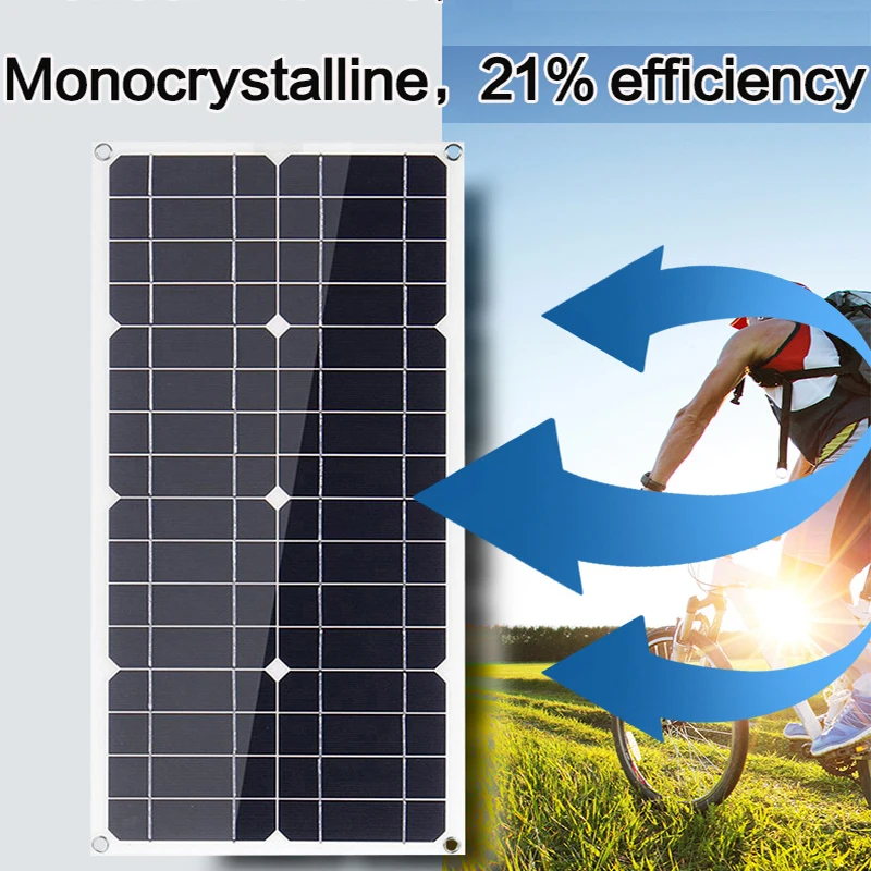 Painel Solar Power Bank para Camping, Kit de Bateria Completa, Acessórios Campista, Controlador, Carga Do Telefone Móvel, 12V, 18V, 800W