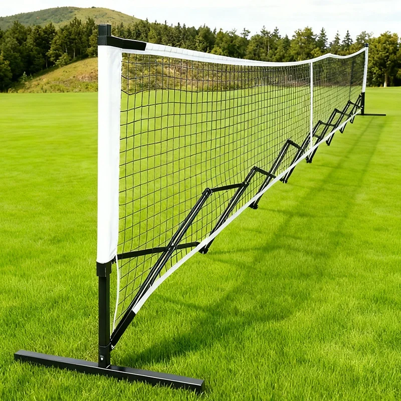 Pickleball & Badminton Net Indoor/Outdoor Foldable Portable with Pulley System