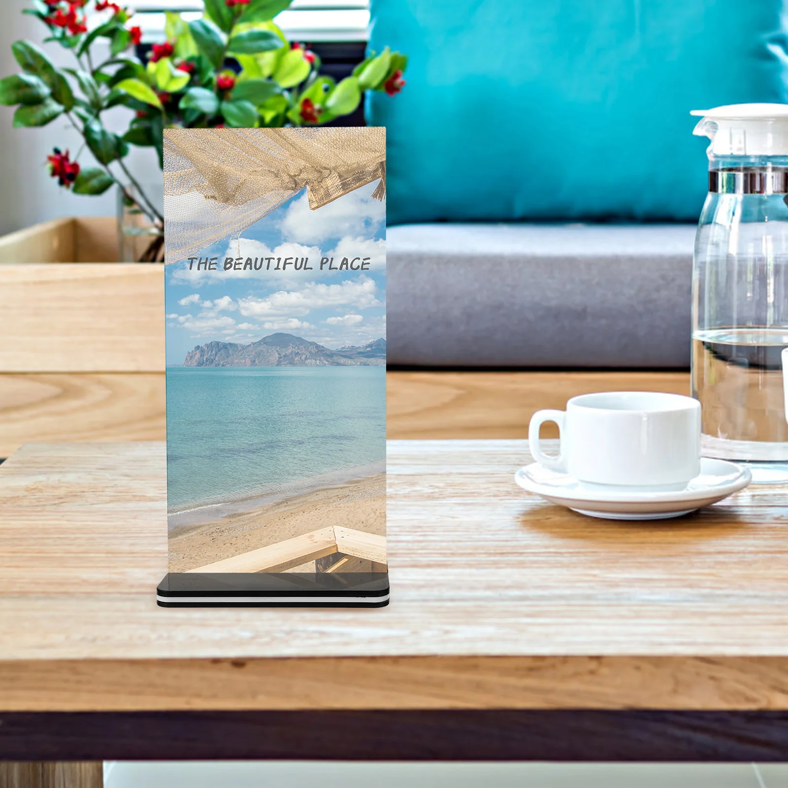 Bilderrahmen Halter Display Board Regale Papierständer Flyer Transparentes Acryl Menü Show Rack