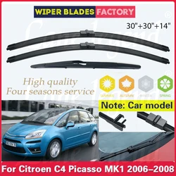 For Citroen C4 Grand Picasso / C4 Picasso 2006 2007 2008 Wiper Front Rear Wiper Blades Windshield Car Rain Brush 30