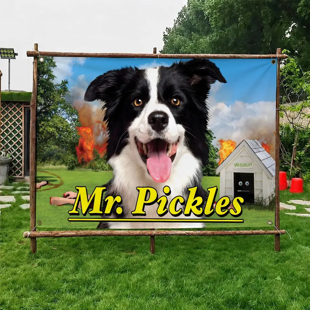 Mr.Pickles Moive Flags Flag Soft Skin-friendly Durable Tapestry Outdoor Party Home Living Room Bedroom Decoration