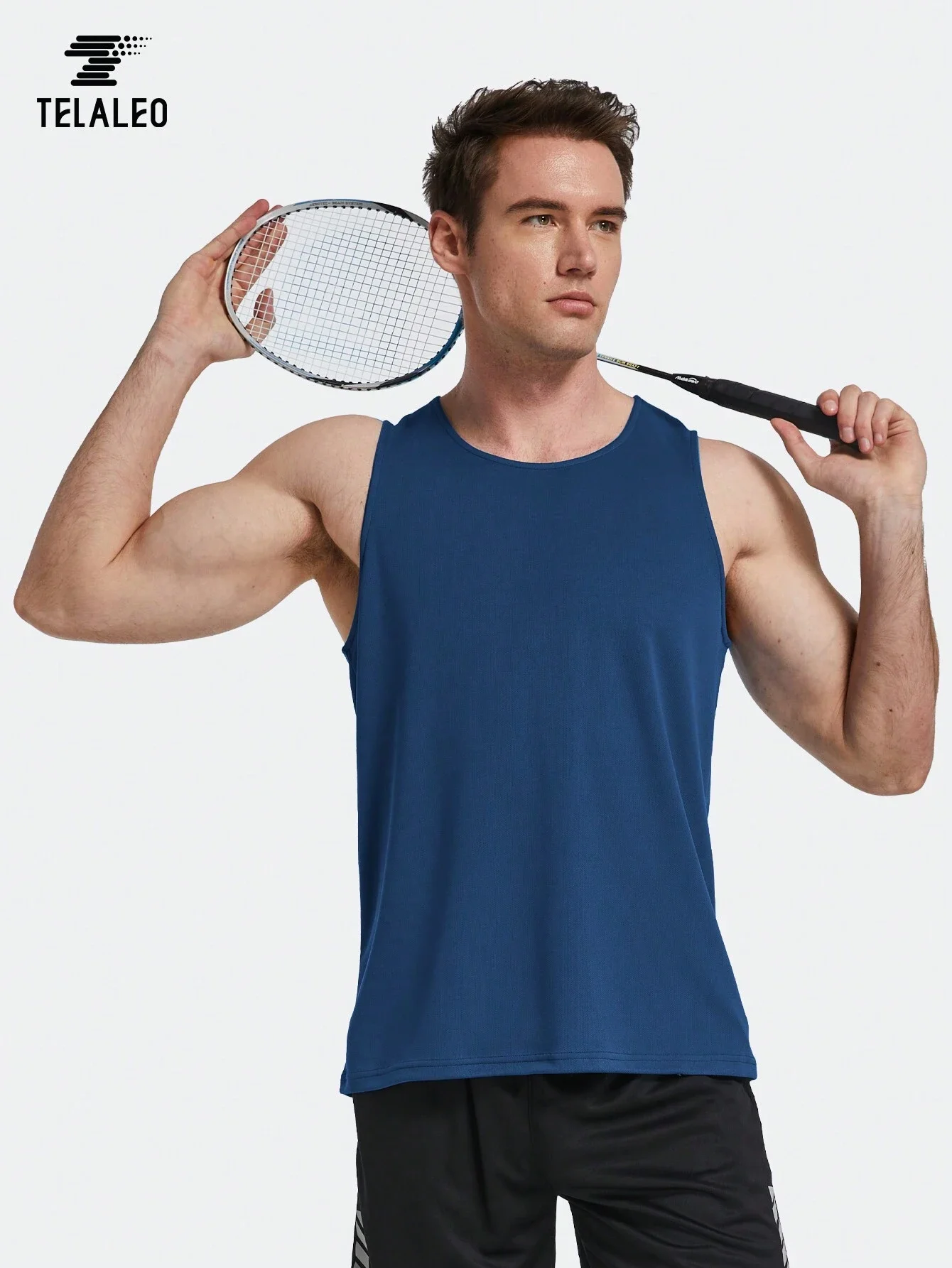 

5 Pack Men's Sleeveless Workout Tank Top Quick Dry Compression Gym Shirt