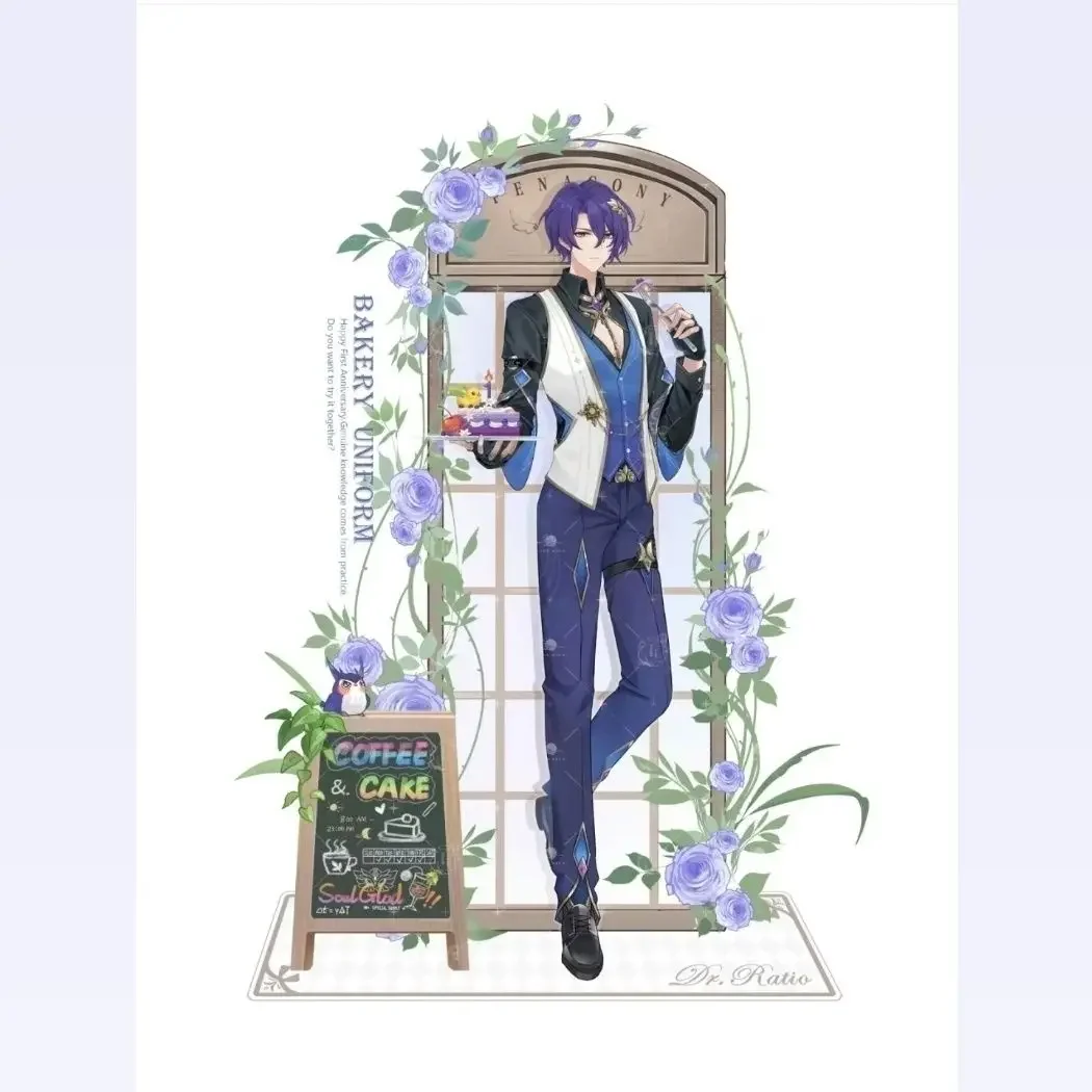 Honkai:Star Rail Coffeeshop Begeleider Acryl Figure Stand Model Plaat Decor Staande Bord Collectie Ornamenten Voor Fans Geschenken