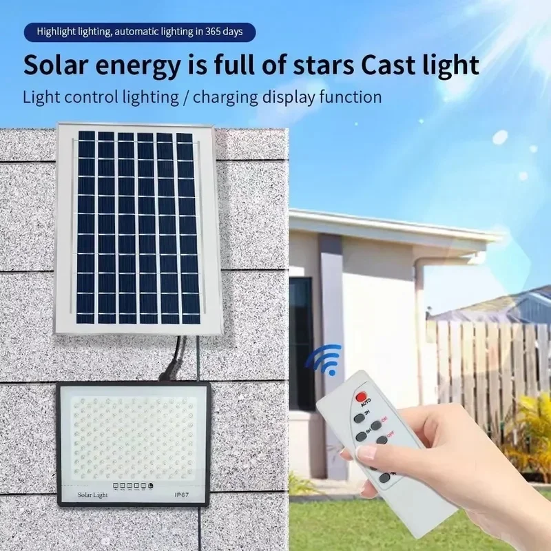LED Solar Lights Outdoor Garden Refletor Garden Buildings Sunlight IP67 Waterproof Lamp Spotlight Emergency Lighting Wall Light