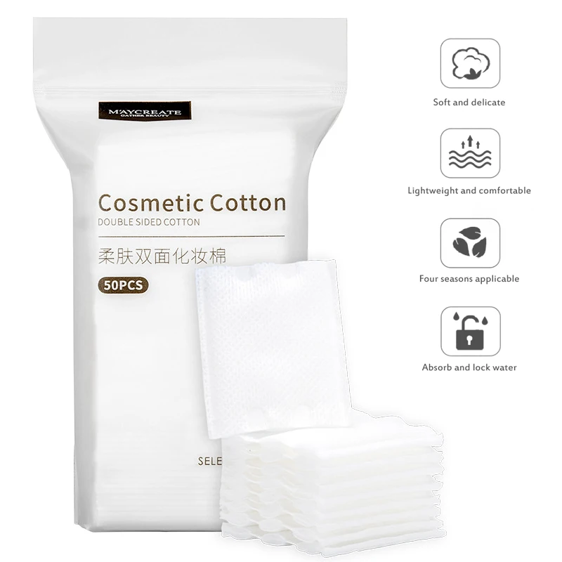 

1000pcs Makeup Cotton Double Side 3 Layer Makeup Cotton Pads Single Side Cosmetic Remove Cotton Pads Makeup Tools Makeup