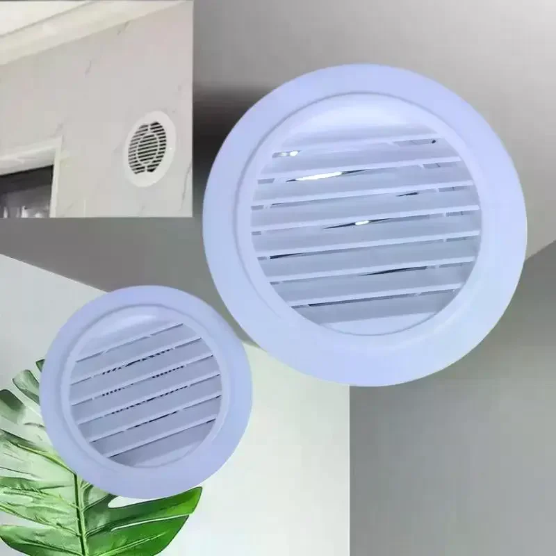 Kitchen Bathroom Air Ventilation Extract Valve Grill AC Hole Cover Dust Blocker Wall Ducting Decorative Lid