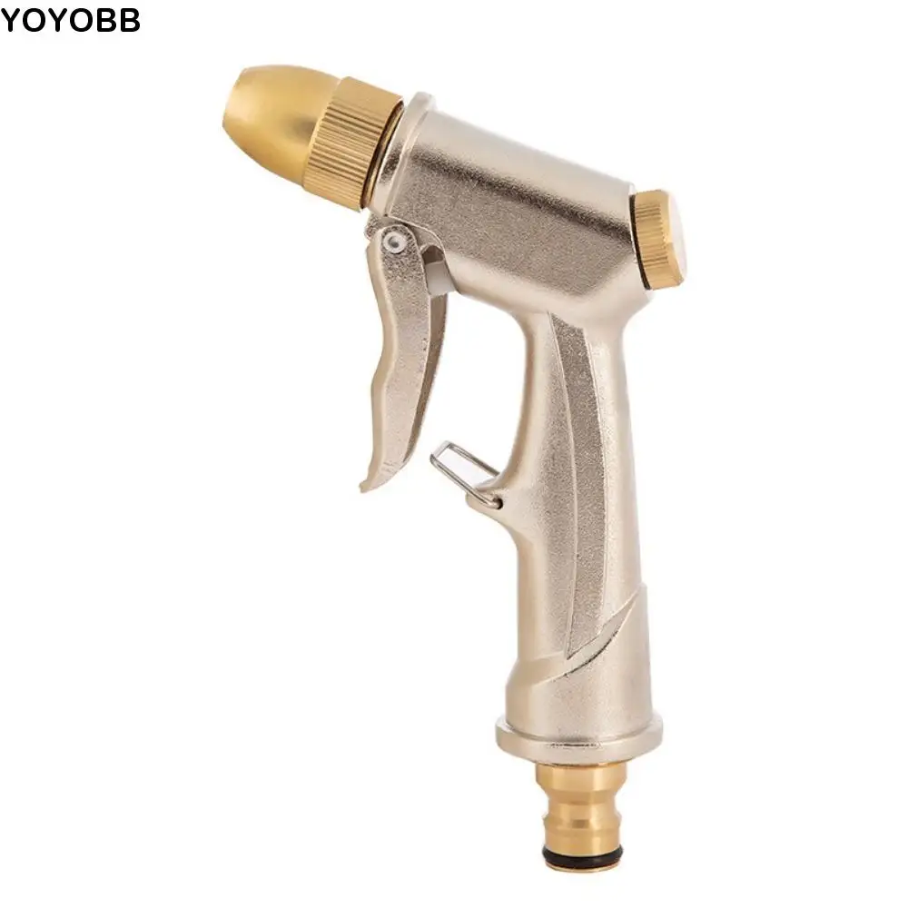 

High Pressure Garden Water Spray Powerful Cleaning Adjustable Spray Modes Watering Sprinkle Aluminum Alloy Efficient