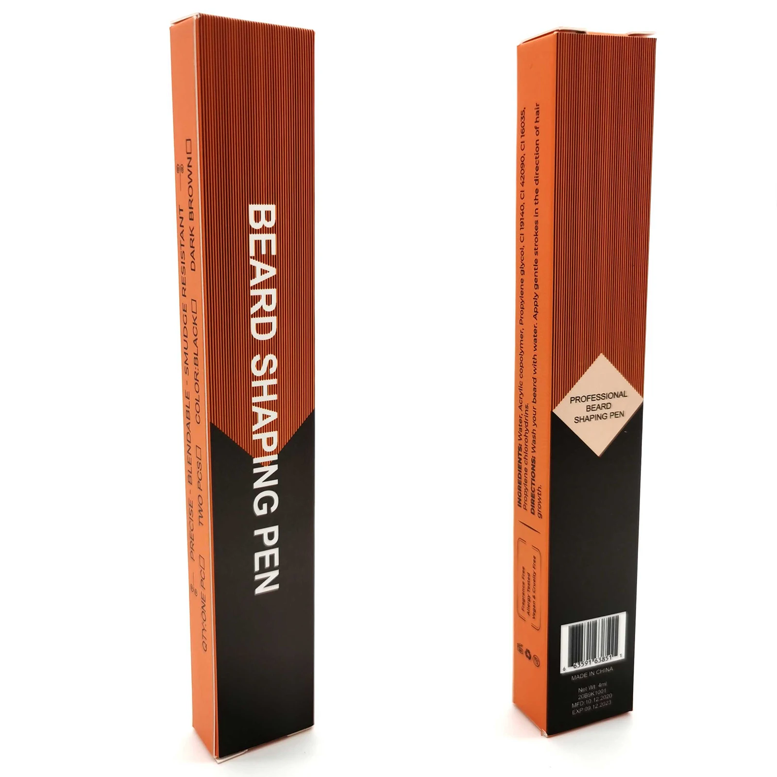 Beard Filler Pen Pencil Sharpen & Define Patchy Beards Fast