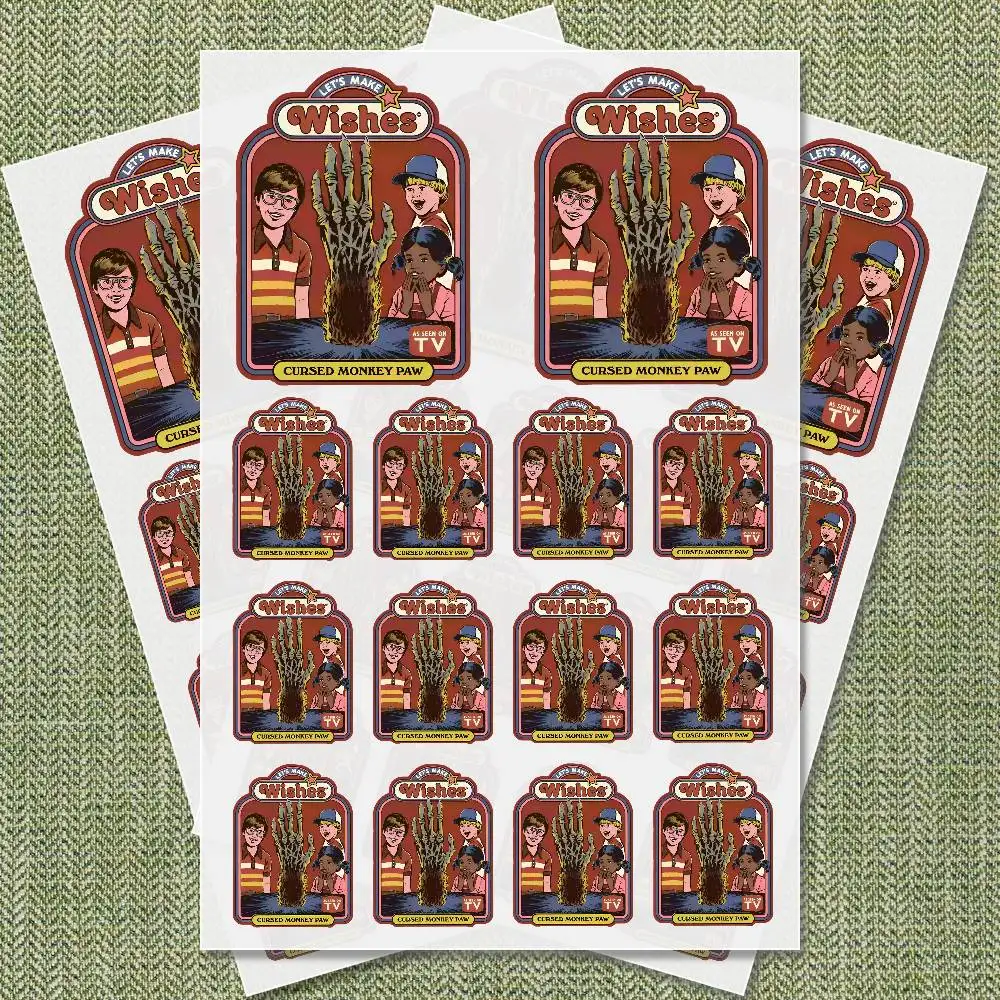 

Набор наклеек Let's Make Wishes, высококачественные печатные и вырезанные наклейки, мультяшные наклейки