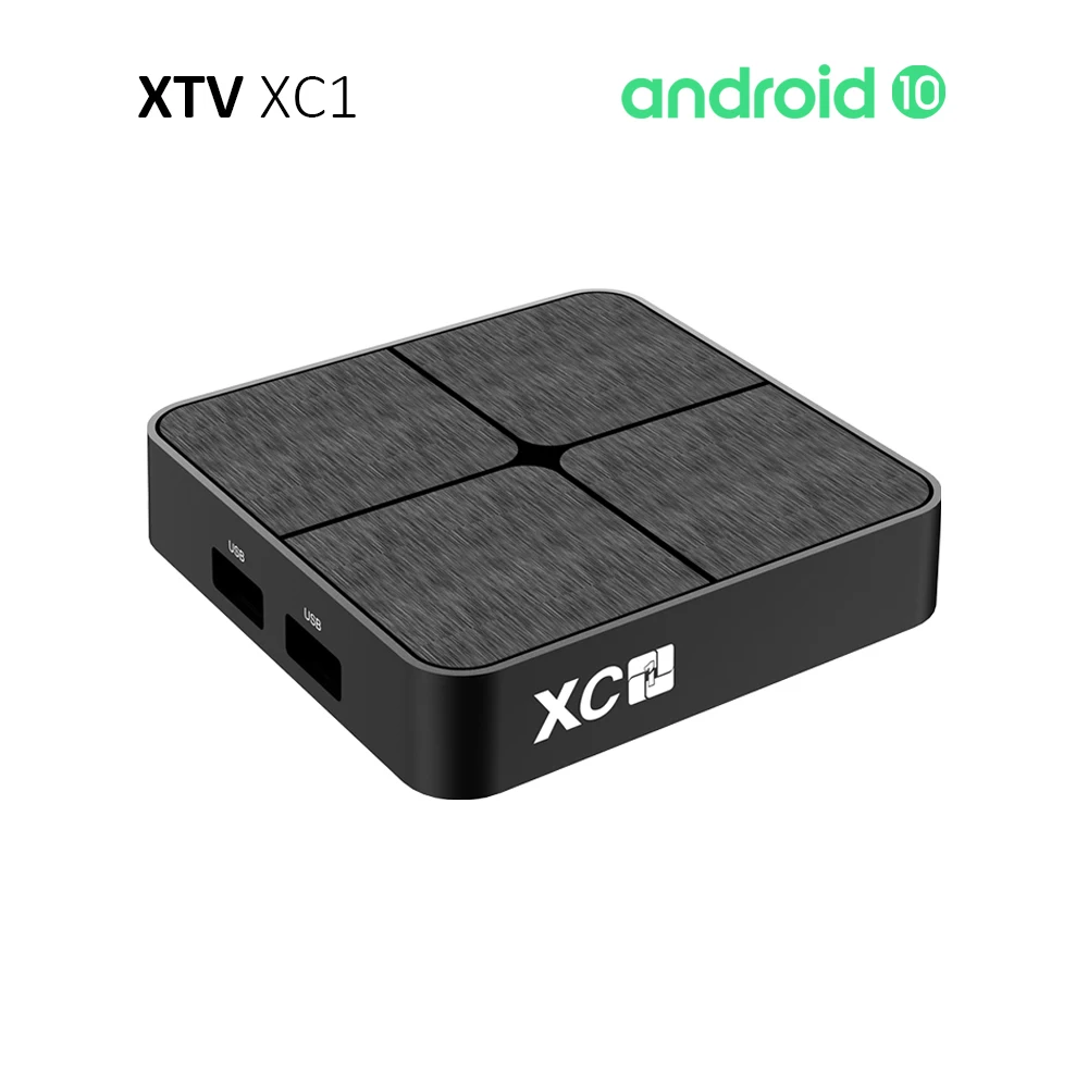 XTV XC1 Android 10 Stalker IP Streaming TV Box يدعم Xtream 4K HEVC H.265 BT5 WiFi5 2G 16G OTT فك التشفير