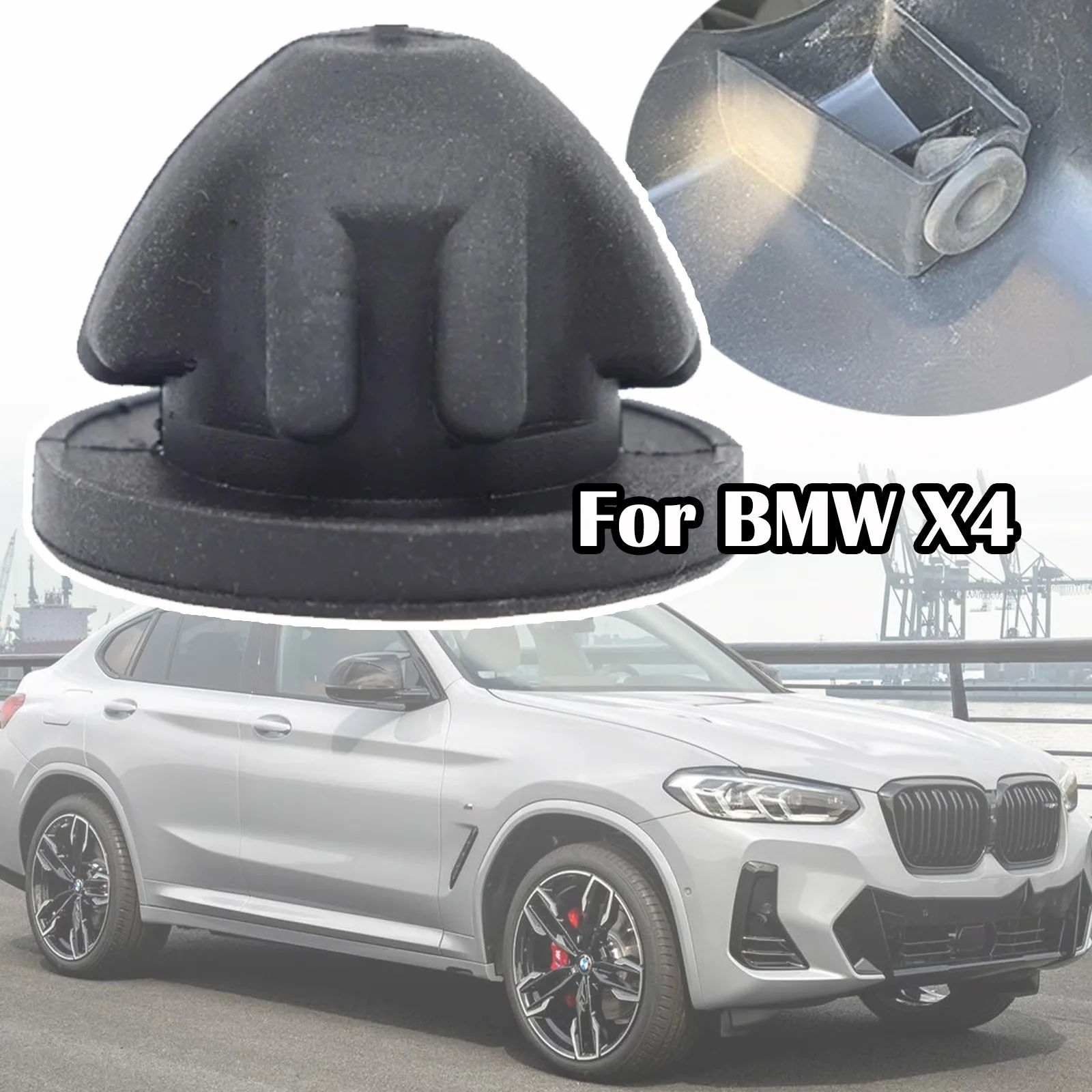 

For BMW X4 F26 G02 F98 Car Engine Hood Cover Grommets Rubber Mount Bung Buffer 11127614138 2014 2015 2016 2017 2018 2019 2020