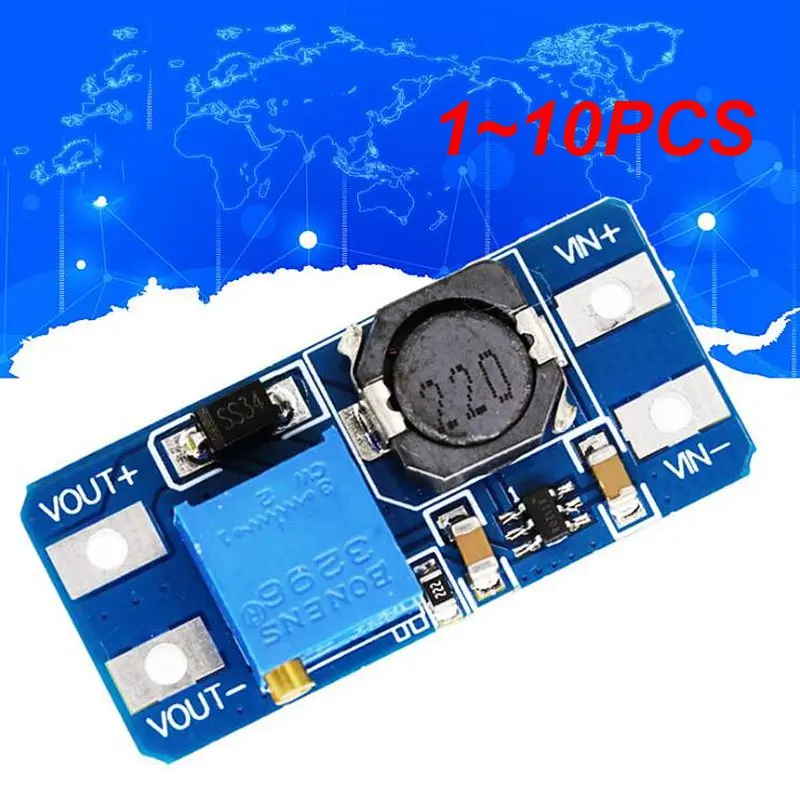 1~10PCS Step Up Converter 2a Dc-dc Max Output 28v 2a Boost Module Boost Power Supply Board Adjustable Boost Step-up Board Mt3608