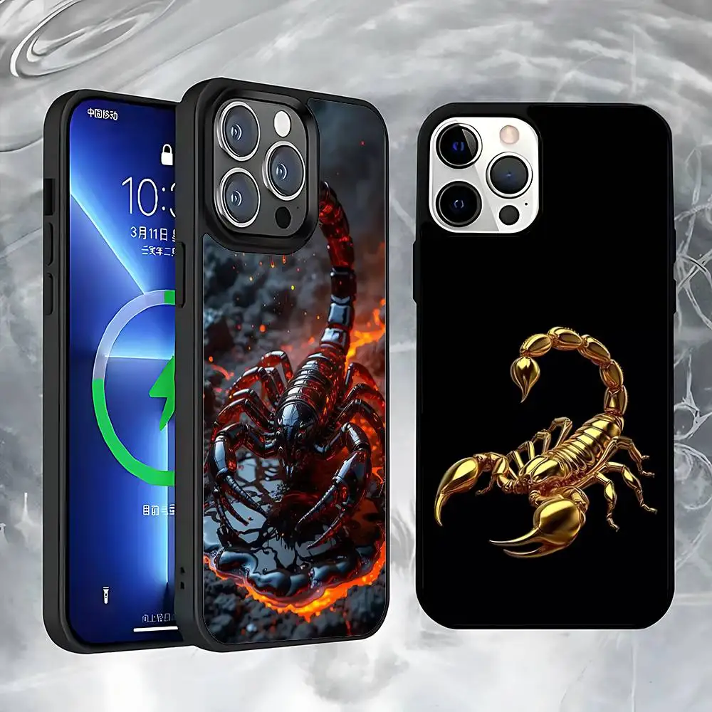 

Scorpion Cool Scorpio Phone Case For iPhone 17,16,15,14,13,12,11,Pro,Max,Plus,Mini,SE4,E Magnetic Magsafe Wireless Charging