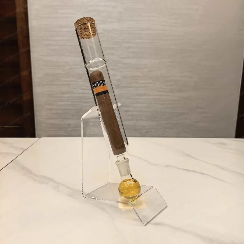 Glass Cigar Incense Humidor Tube – Fragrance Enhancement Tube for Cigar & Whisky Infuser