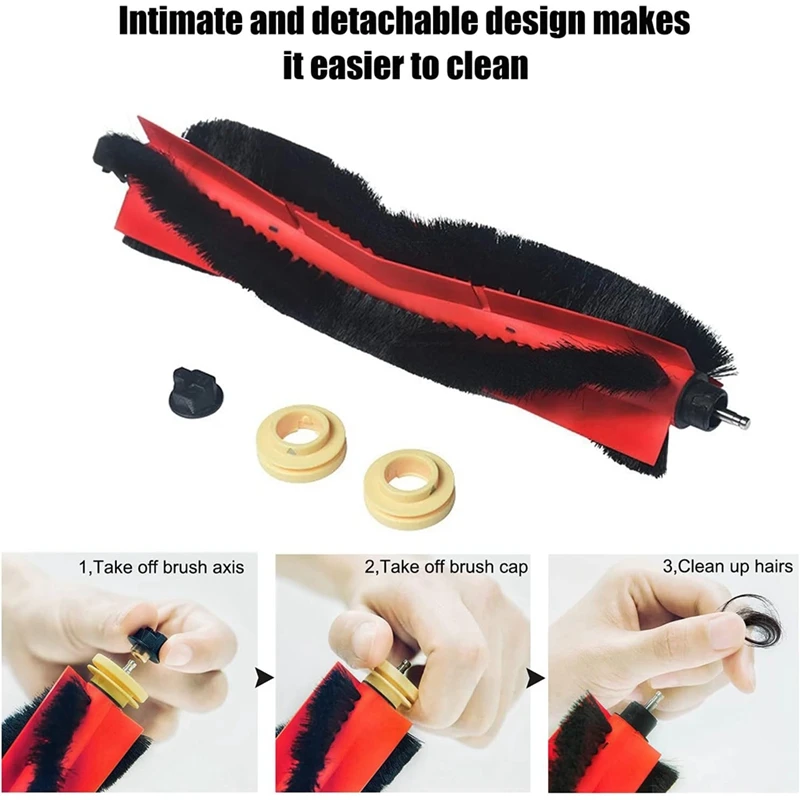 For Xiaomi Roborock S6 S60 S65 S5 Max T6 Vacuum Cleaner Spare Parts Main Side Brush HEPA Filter Mop Cloth Accessories