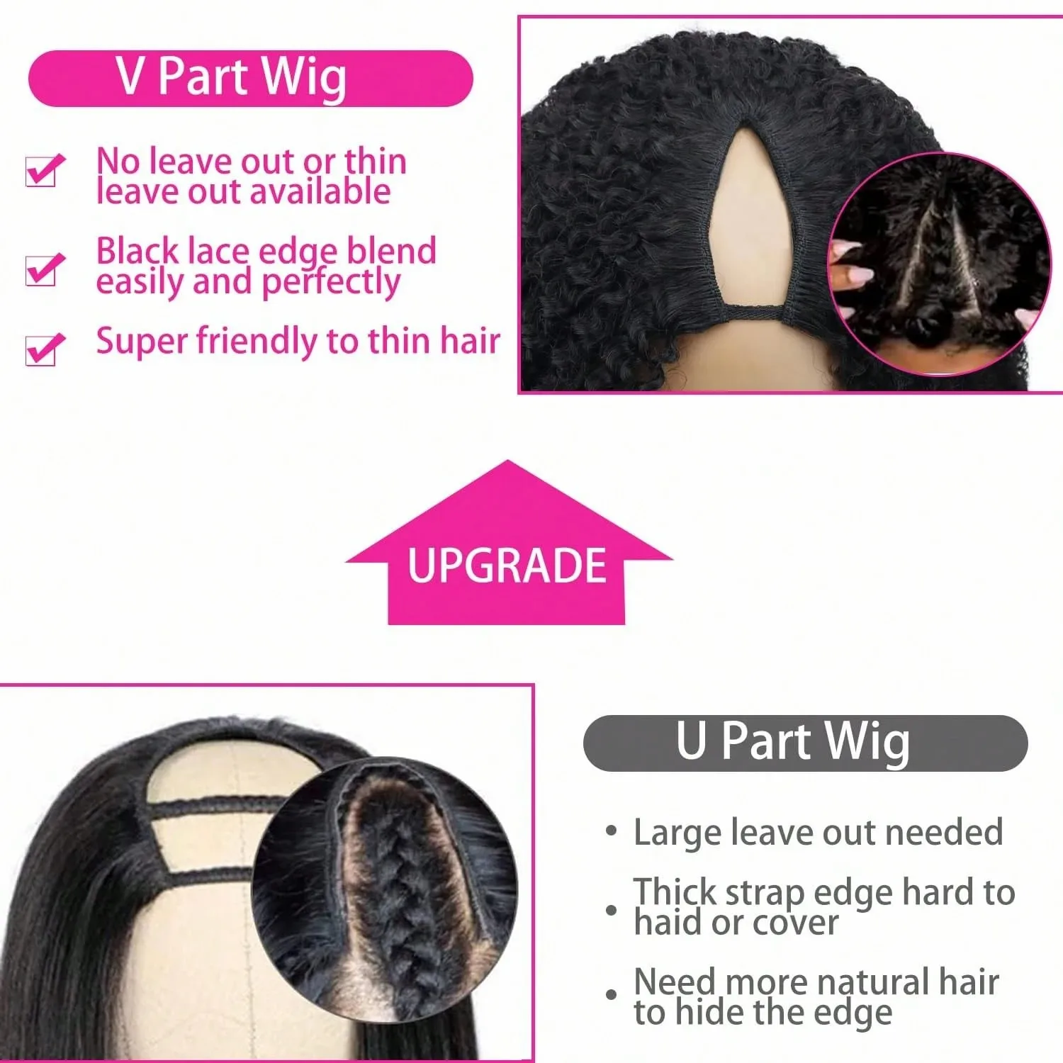 Thumbnail 4 - #8 Cheap Clip-In U-Part Wigs Worth Buying