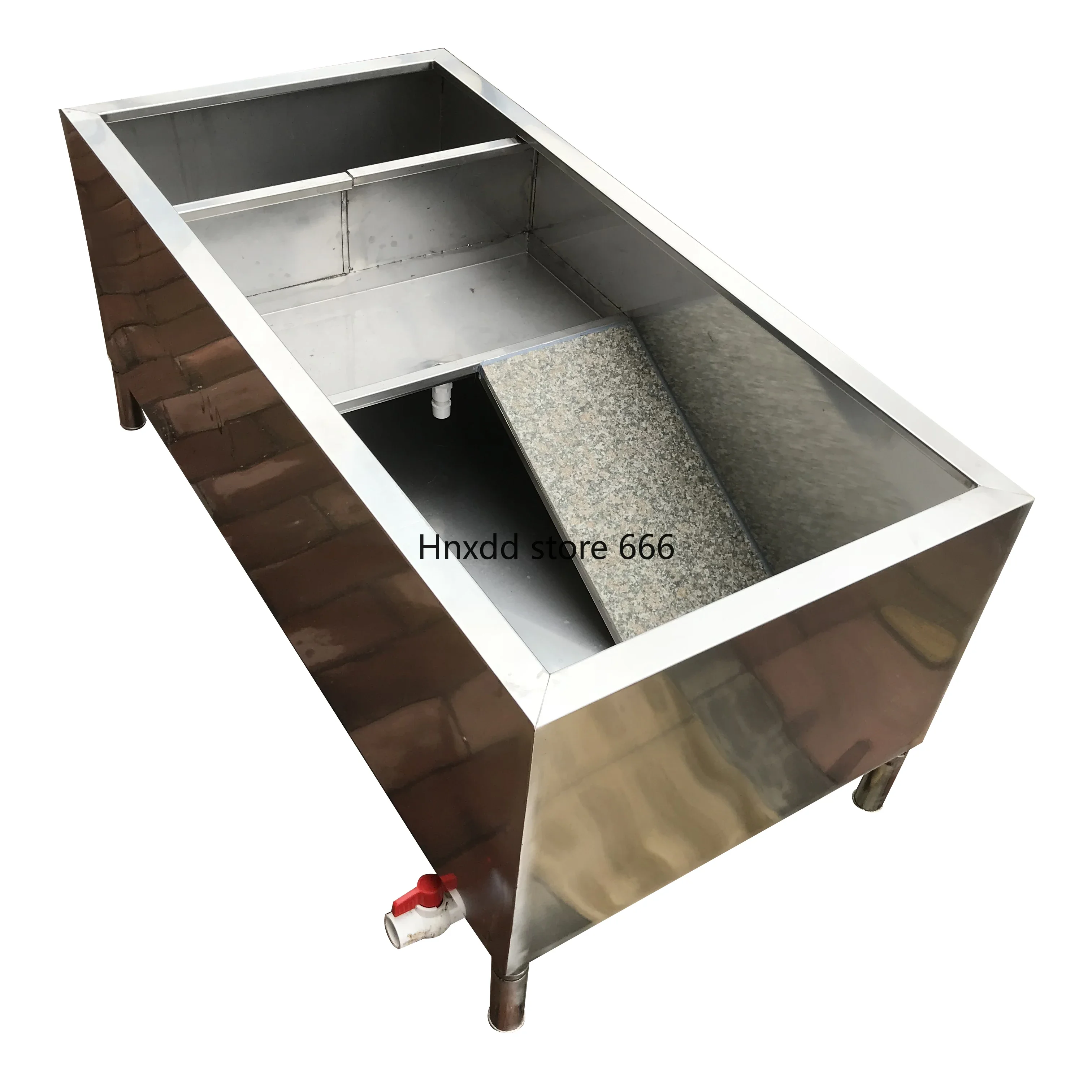 304 stainless steel with drying table metal water turtle box breeding box