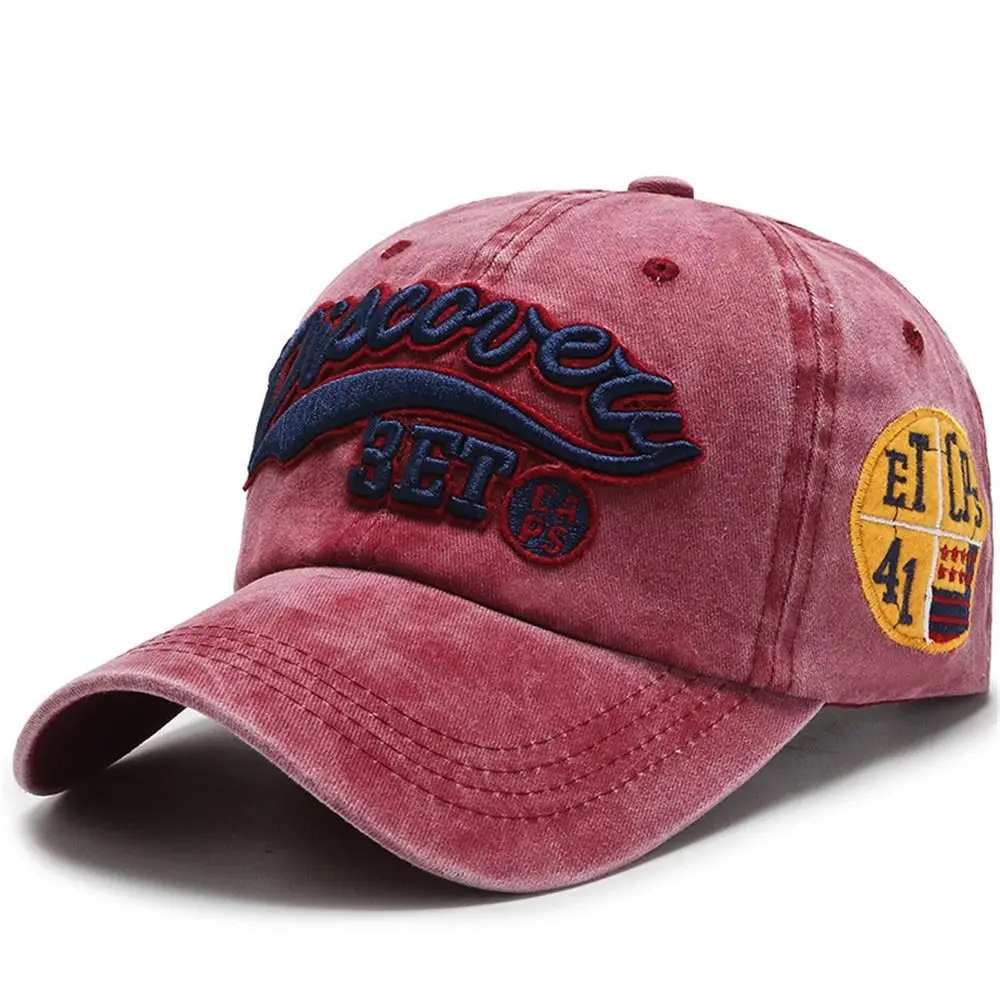 Móda výšivka dopis baseballová čepice snapback sepraná boky chmel čepice retro vintage trucker čepice ženy muži