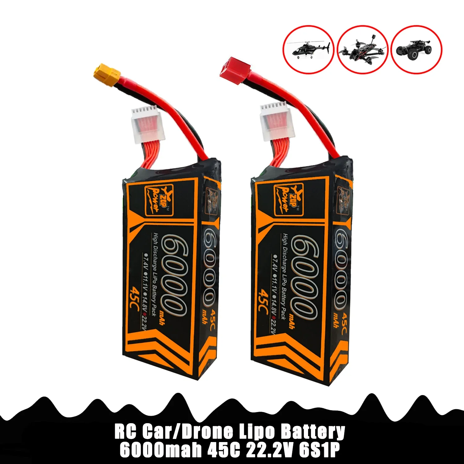 3S 5200mAh Lipo Battery 11.1V 80C with T/XT60/EC3/5 Plug Hardcase for RC Car Buggy Truck FPV Drone RC Model Parts