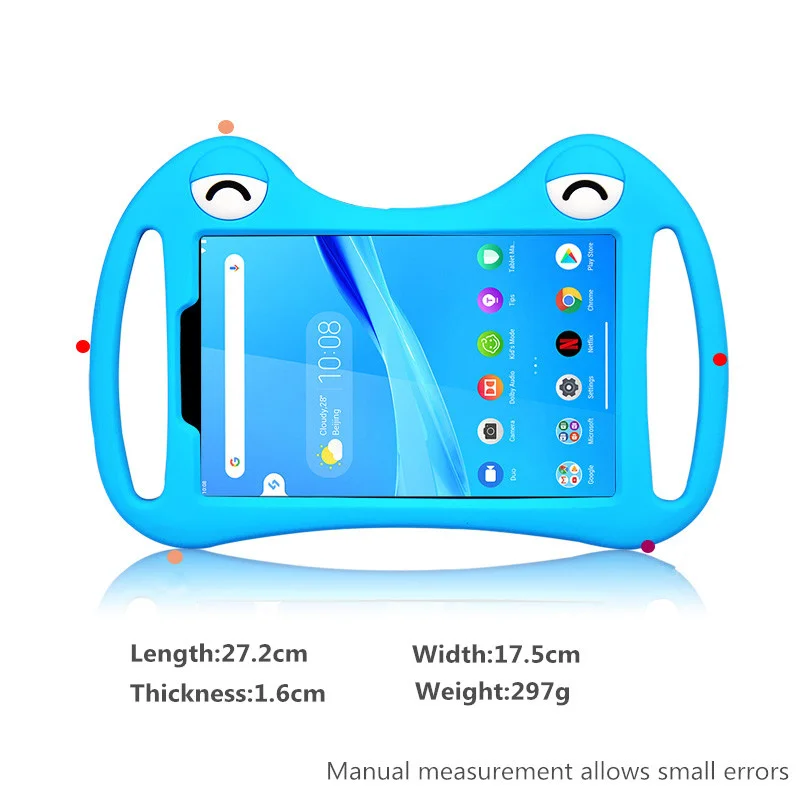 Kids Safety Portable Silicon Cover Case with Kickstand For Alcatel Joy Tab 2 2021 8