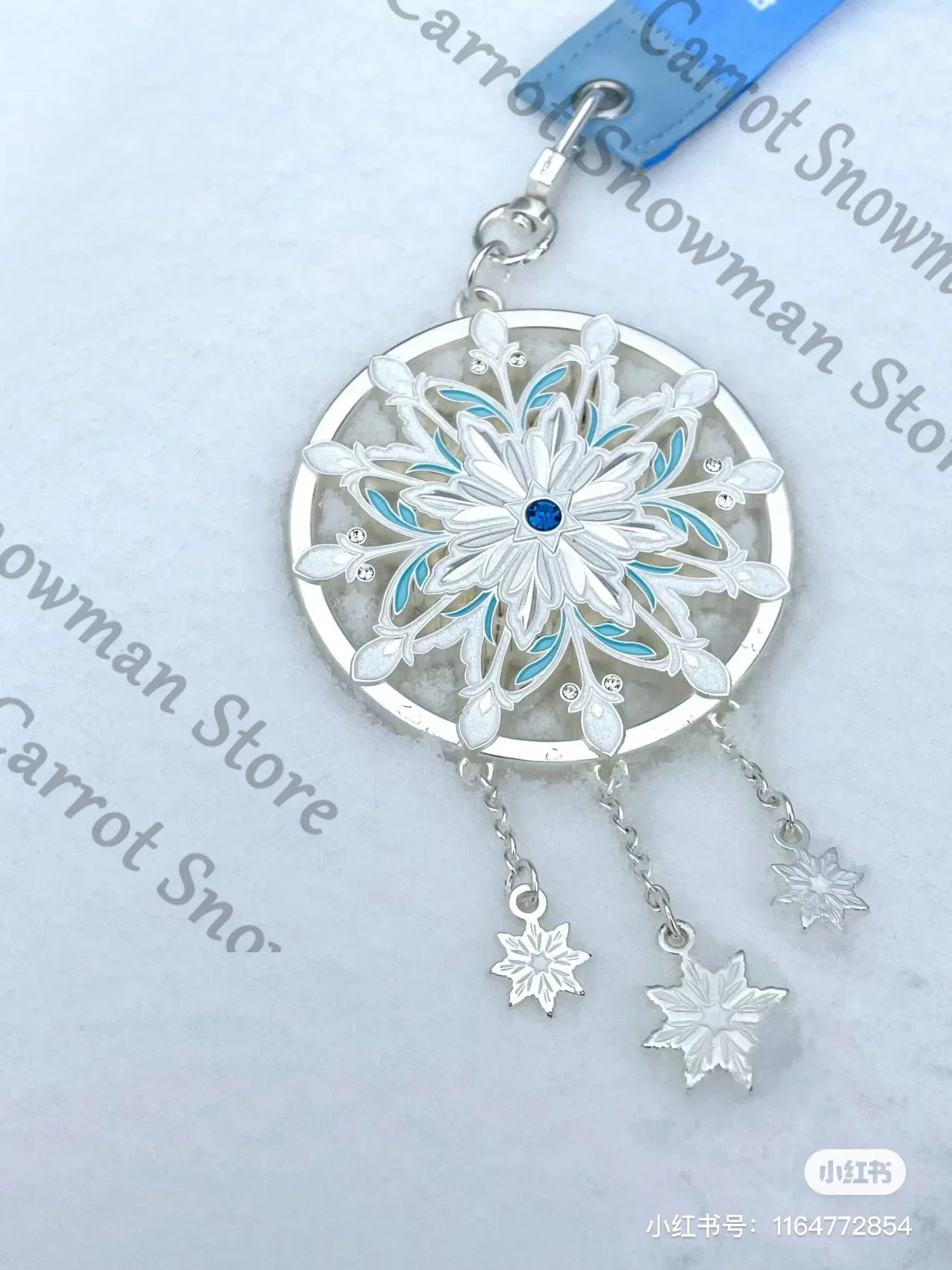 애니메이션 사랑과 Deepspace Zayne 눈송이 정품 메달 배지 펜던트 엠블럼 Cospaly 장식 만화