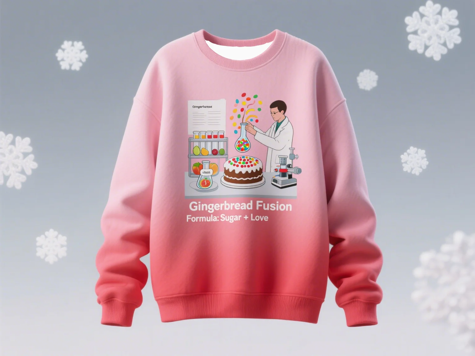 شتاء دافئ عيد الميلاد الجرافيك طباعة البلوز جولة الرقبة للنساء عطلة مريحة لينة عارضة السترة الفنية قمة الموضة