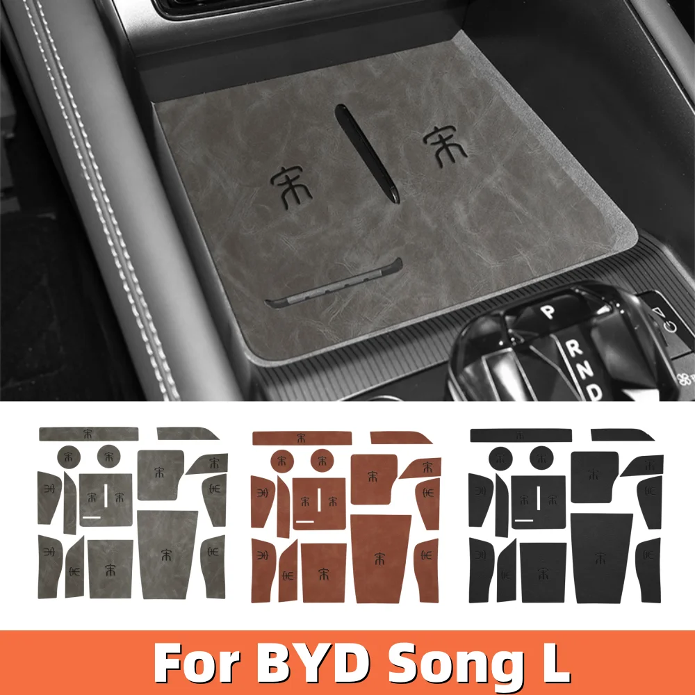 

Fit For BYD Song L 2024 2025 Protection Accessories Car Door Central Console Water Cup Storage Box Gate Groove Mat Non-slip Mats