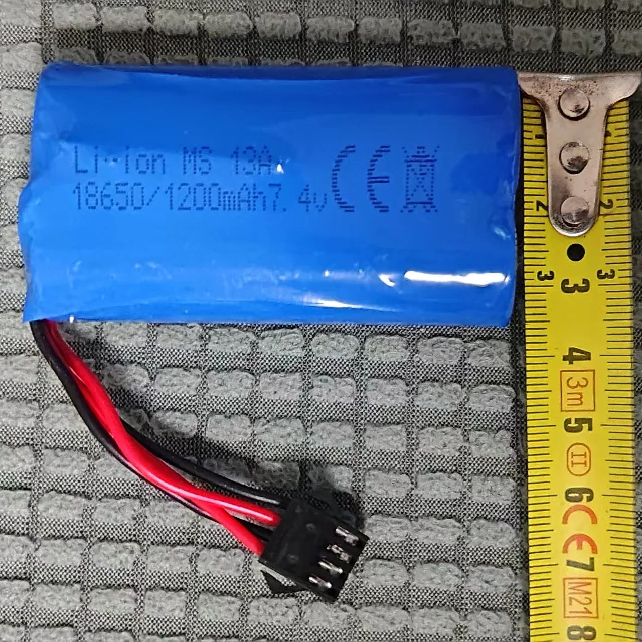 1PCS RC Cars RC Truck Rechargeable Batteries 18650/1200mAh 7.4V AA Li-ion MS 13A Battery Pack
