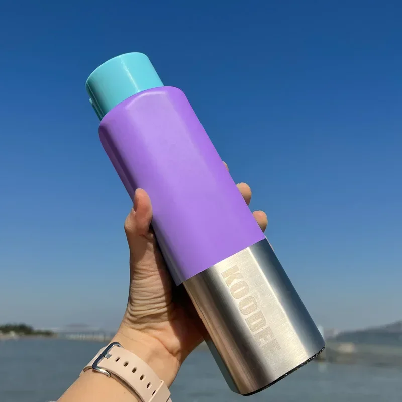 Dopamine Stainless Steel Insulated Square Bottle – Stylish High-Performance Sports Water Bottle