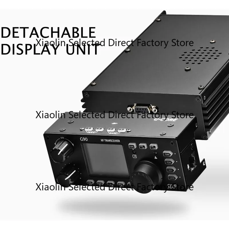 G90 HF Radio Transceiver 20W SSB/CW/AM/FM SD1R Structure with Built-in Auto Antenna Tuner