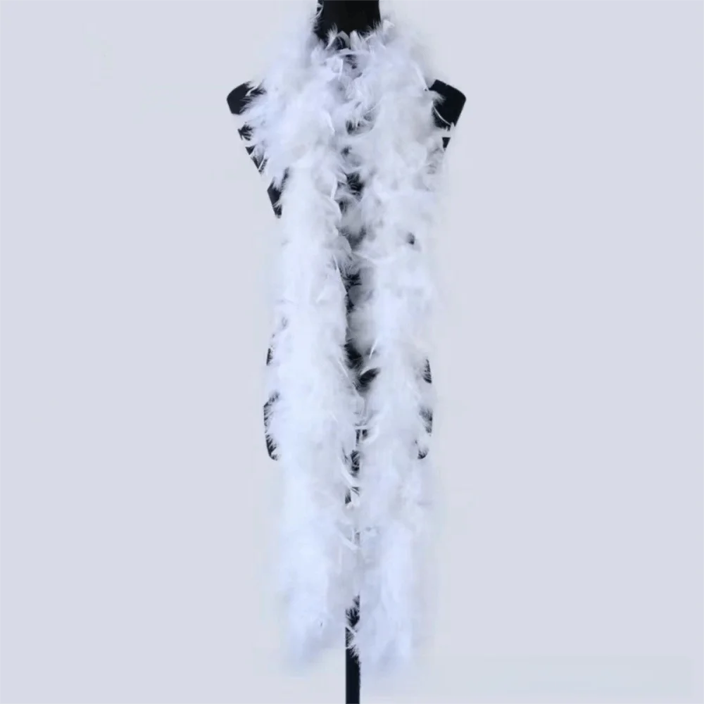 Decor Solid Color Shawl Scarf Clothing Edge Decorative Party Decoration Feather Boa Strip DIY Craft Wedding Scarf Clothes