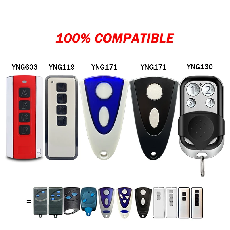 NOVOFERM Mini-NOVOTRON 522 524 Garage Door Remote Control 433.92MHz Rolling Code NOVOFERM 502 504 512 Gate Remote Control
