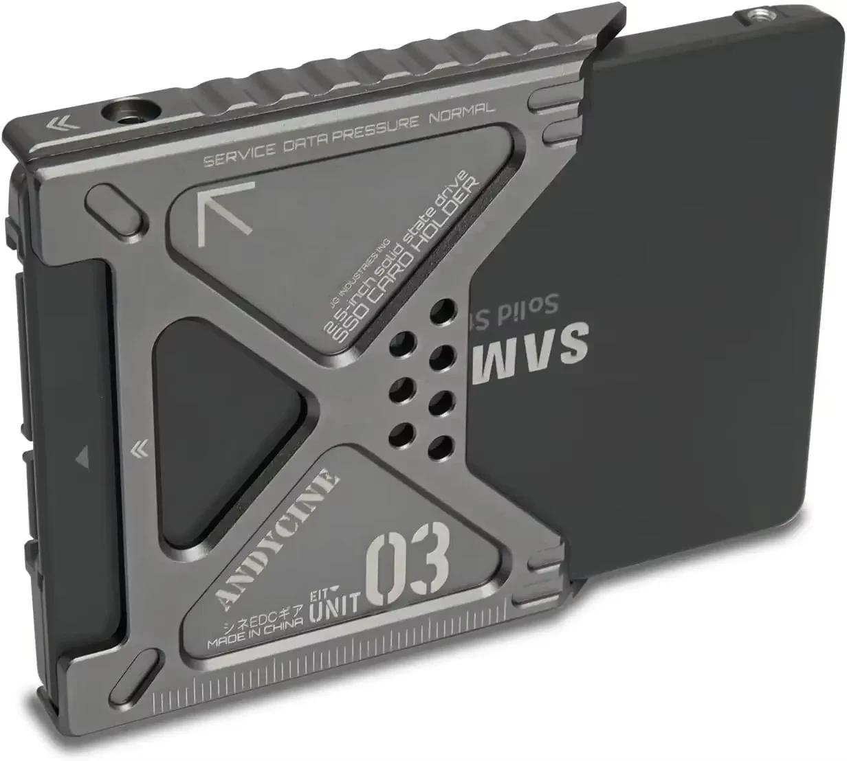 SSD Case for Atomos Ninja V with Card Reader