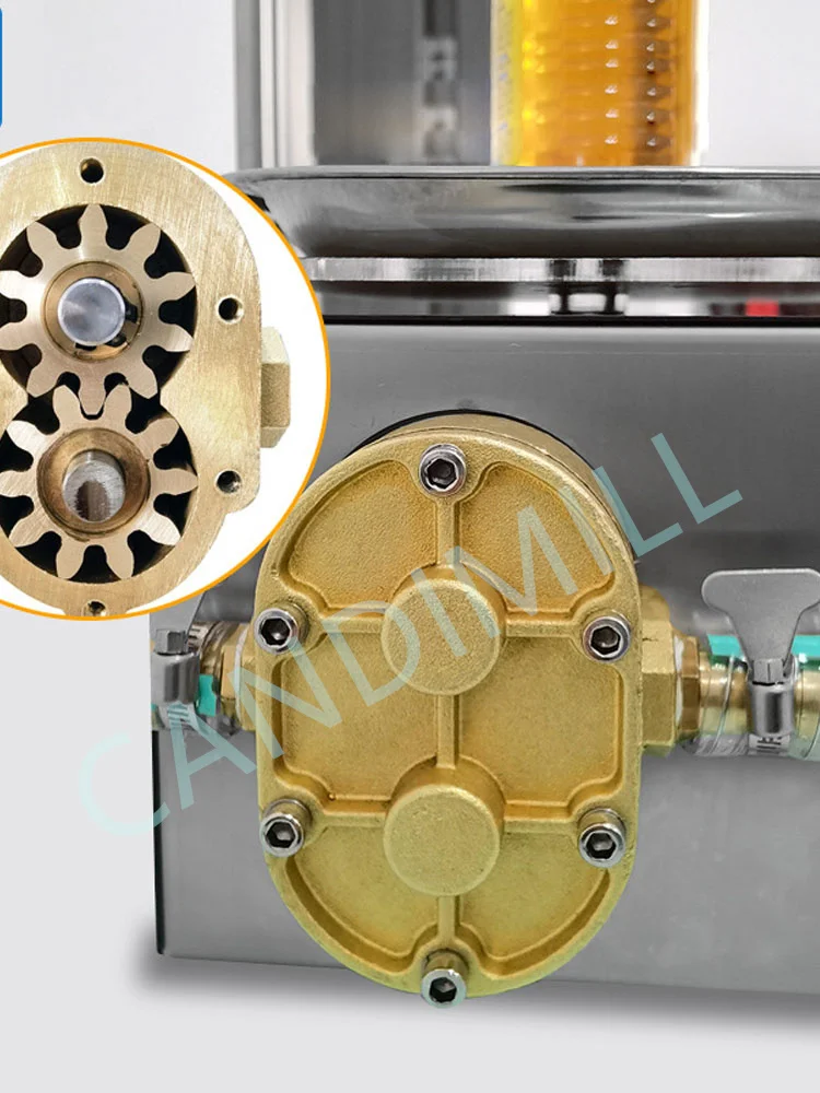 Máquina de enchimento de distribuição automática pequena, líquido viscoso, molho de gergelim, óleo comestível, cola, máquina de enchimento de mel, controle digital