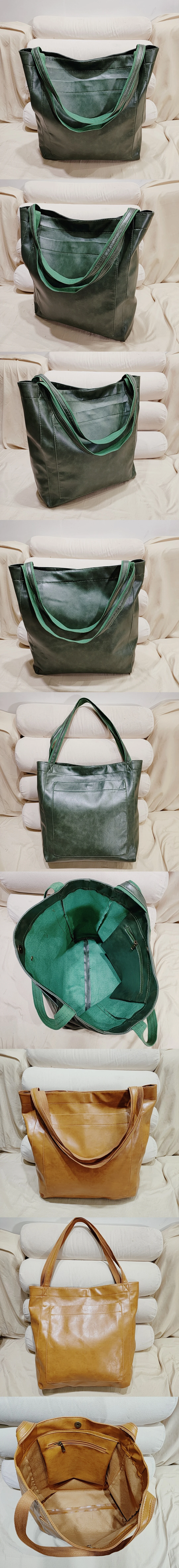 2025, große Kapazität Frauen Taschen Öl Wachs Leder Mode Geldbörse Schulter Taschen Mit Seitentaschen Mädchen Handtaschen Weibliche Totes – Detail 12