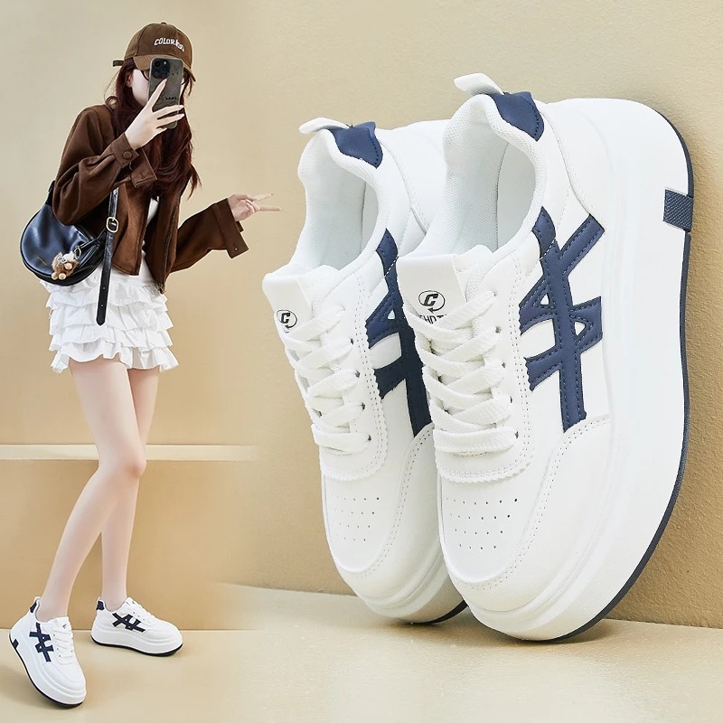 

2025 Новая модная женская повседневная обувь на шнуровке Женская обувь Дизайнерские кроссовки для женщин Женские кроссовки Женская обувь