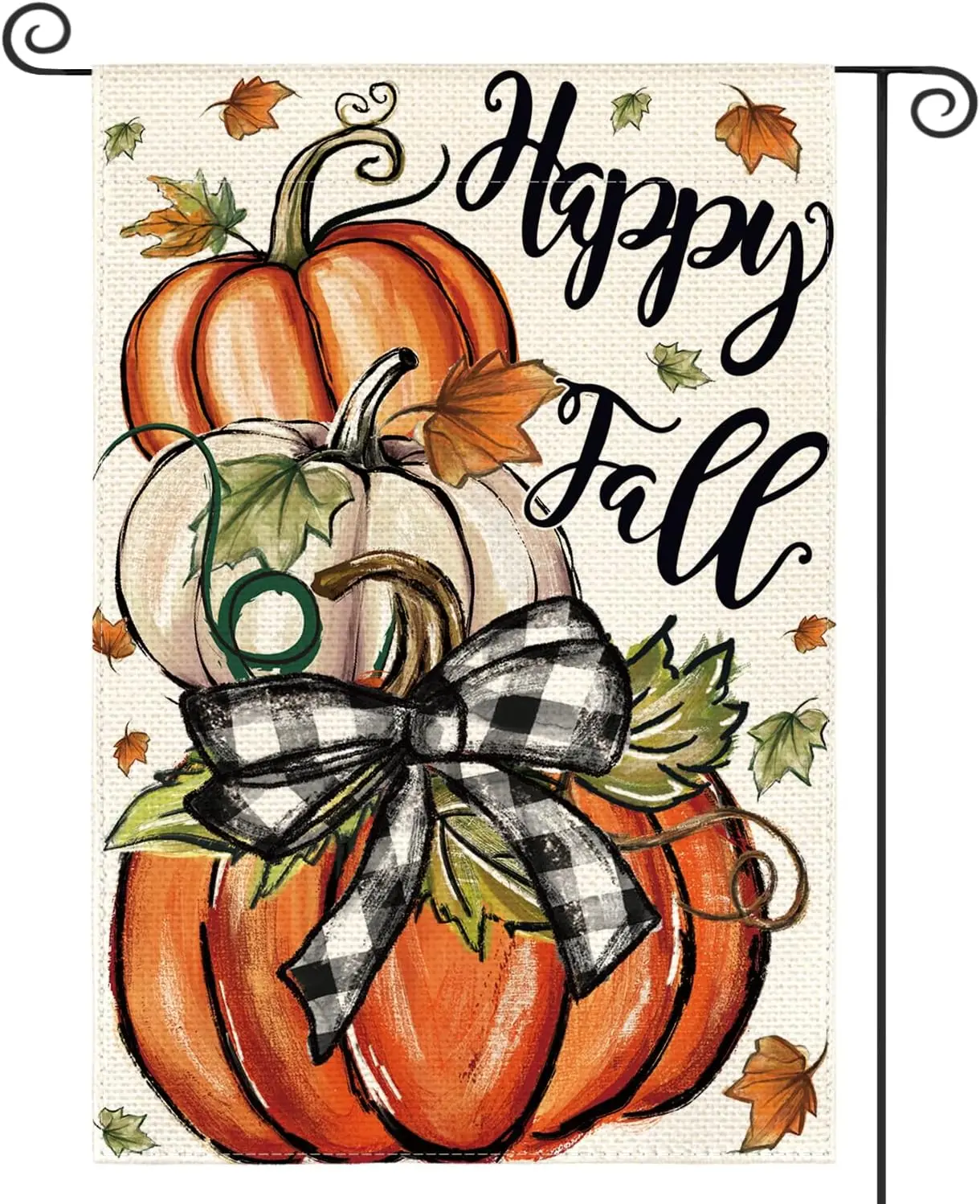 AVOIN colorlife Happy Fall Garden Flag 12x18 Inch Double Sided Outside | Double Sided, Weather & Fade Resistant, Yard Ou llp