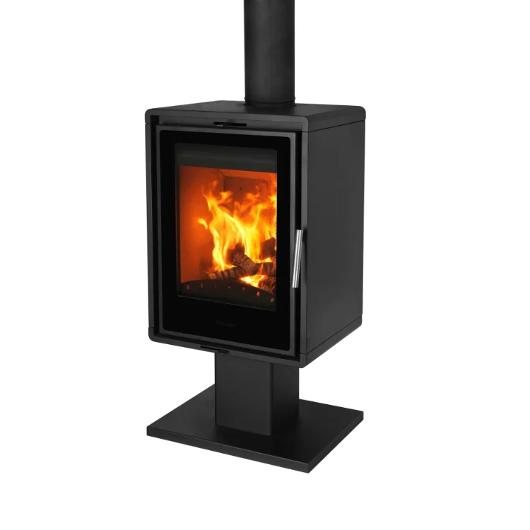 Modern Indoor Heating Wood-Burning Fireplace Freestanding Eco-friendly Curved Real Fire Design Living Room JOOCHEN 1 Year